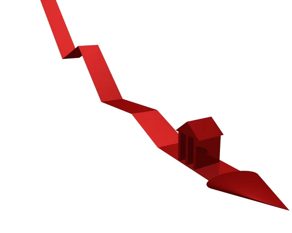 Decreasing stock — Stock Photo, Image