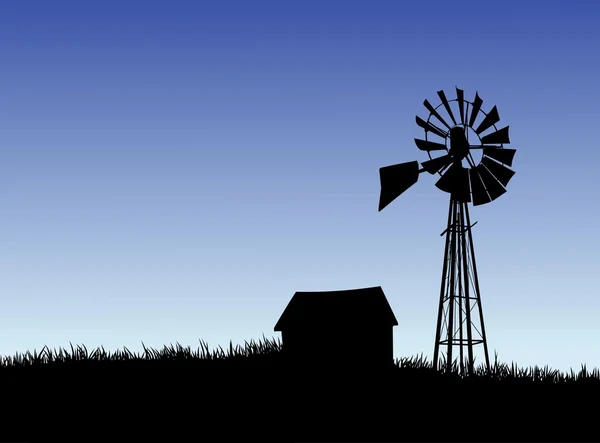 Um moinho de vento antigo imagem de stock. Imagem de potência - 24172057