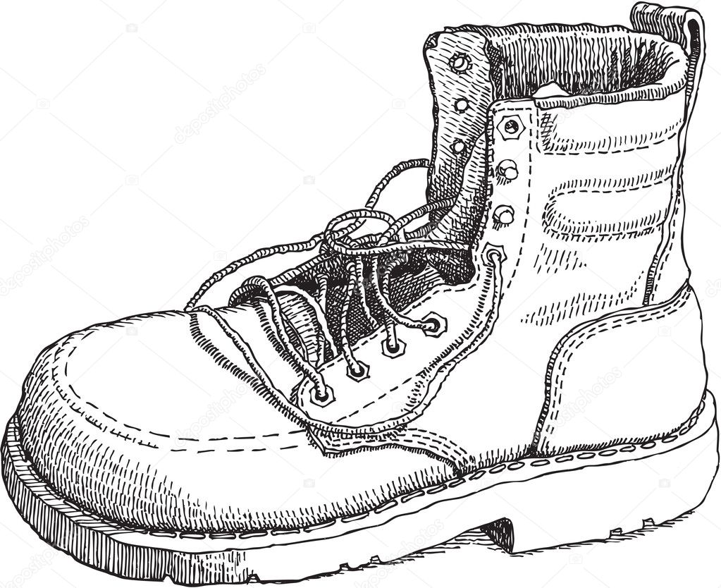 Boot Sketch — Stock Photo © befehr #3829591