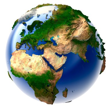 Miniature real Earth clipart