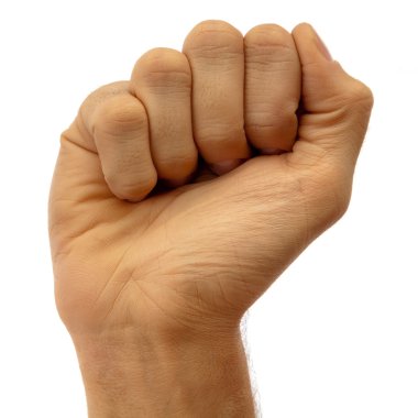 Male fist clipart