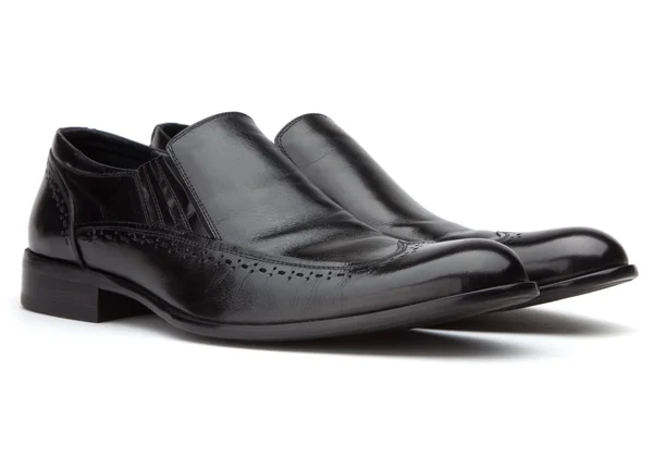Sapatos pretos masculinos — Fotografia de Stock