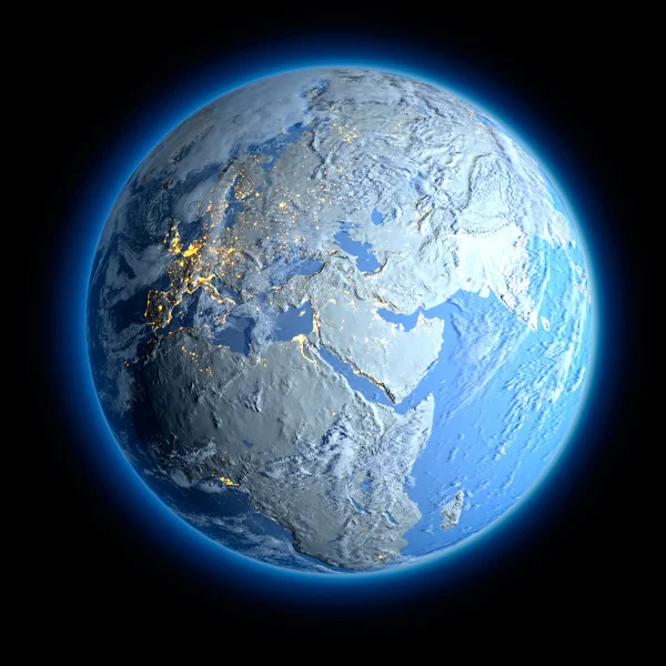 Vintern jorden — Stockfoto