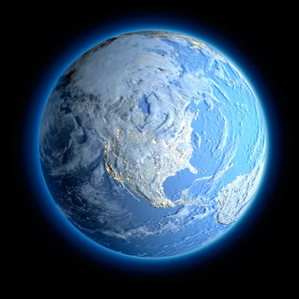 Winter aarde — Stockfoto