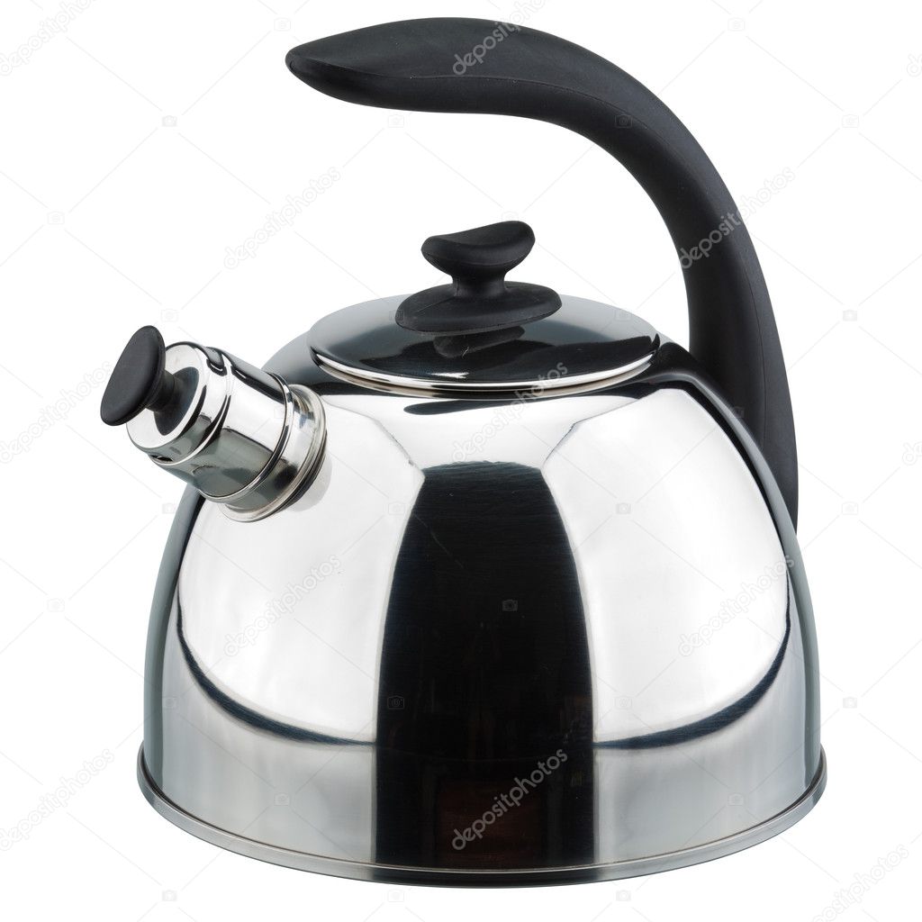 Chrome teapot