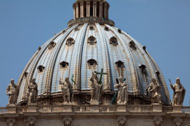 View on cupola of St.Peter's Cathedral clipart