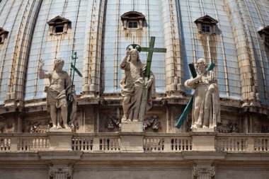 View on cupola of St.Peter's Cathedral clipart