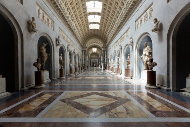 Roma İtalya büyük iç Vatikan Müzesi