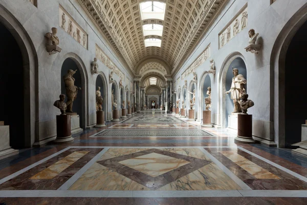 Itália mais velho Interior Museu do Vaticano em Roma — Fotografia de Stock