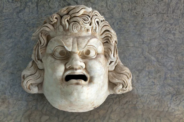 Antiquity mask at the Vatican Museum — Stock Photo, Image