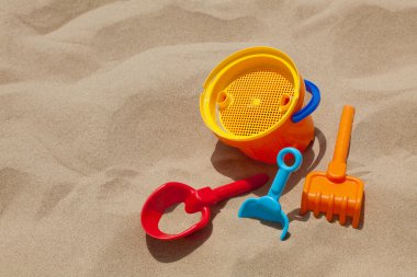 Plastic toys for beach