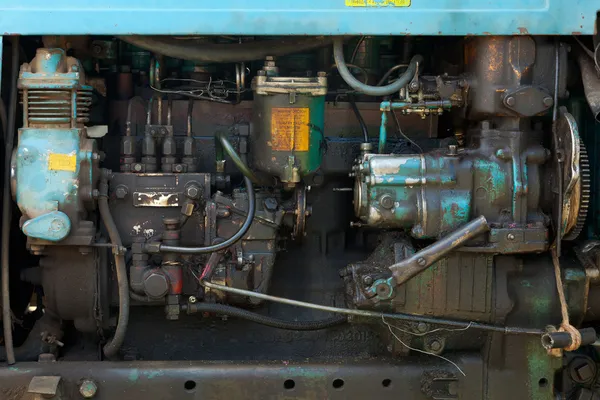 Vecchio motore del trattore — Foto Stock