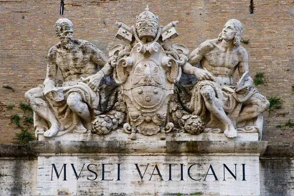 Rzeźba na Muzea Watykańskie — Zdjęcie stockowe