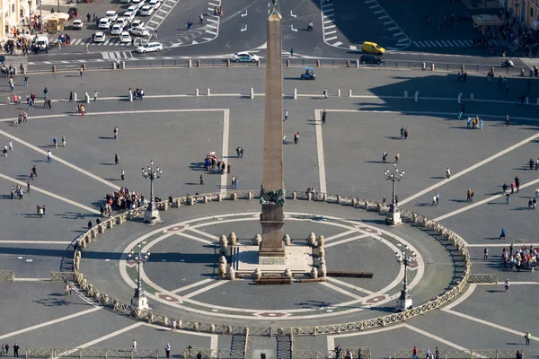 St. Peter´s Meydanı, Roma, İtalya — Stok fotoğraf