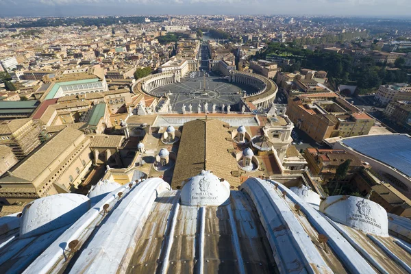 Plaza San Pedro. En Roma. Vaticano —  Fotos de Stock