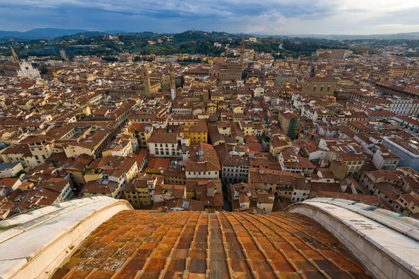 Pohled přes Florencie — Stock fotografie