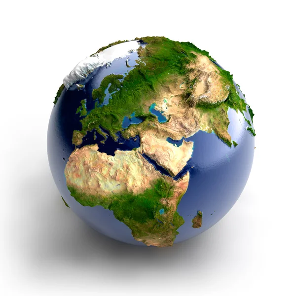 Echte Erde im Miniaturformat — Stockfoto