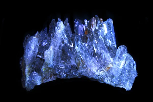 Cristales de cristal de roca Imagen De Stock