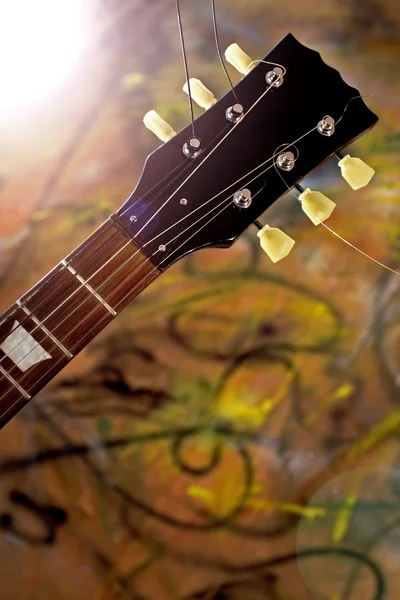 Elektrische gitaar hoofd — Stockfoto