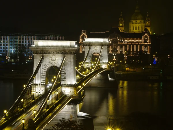 Zincir köprü (Budapeşte) — Stok fotoğraf