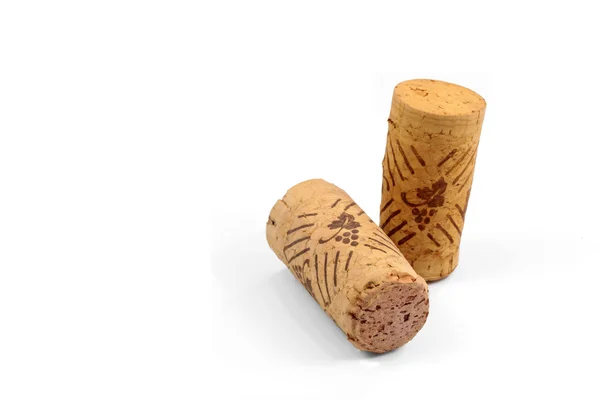 Isolated corks — Stock Photo, Image