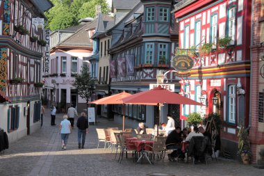 Market place in Idstein clipart