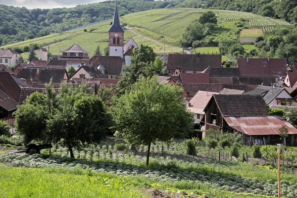 Mały wiejski wioska — Zdjęcie stockowe