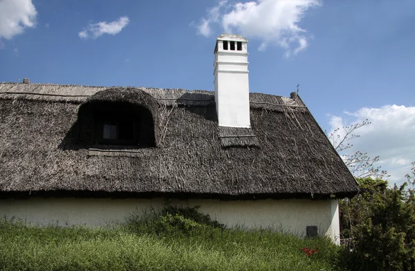 わらぶき屋根の家 — ストック写真