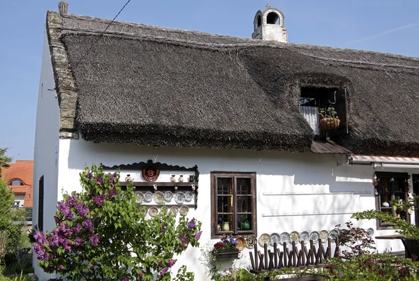 stock image Farm houses at Lake Balaton