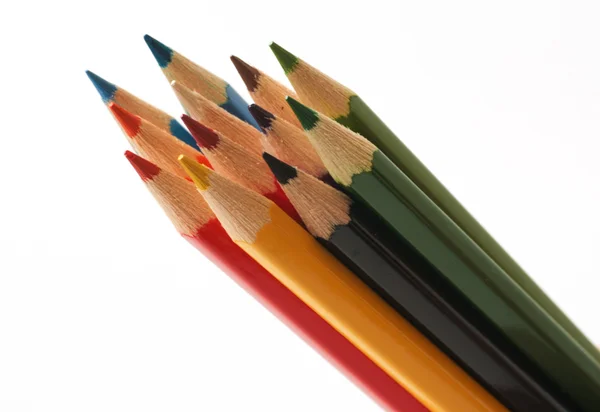 유색 연필 — 스톡 사진