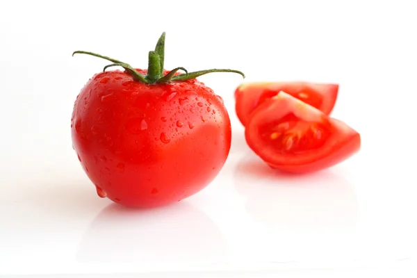 Нарізані помідори — стокове фото