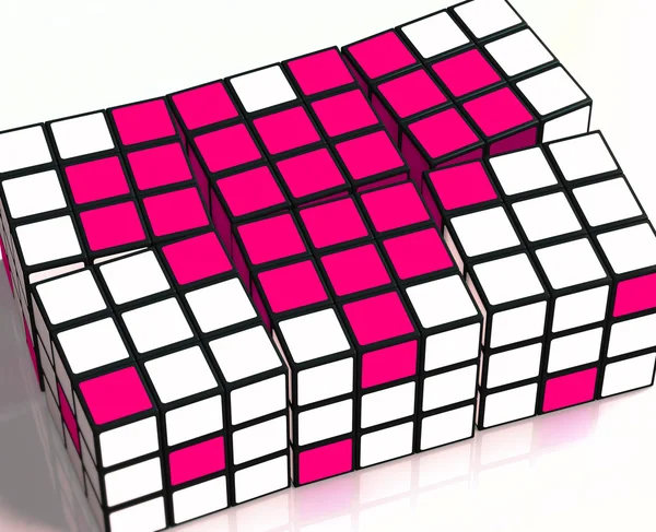Rubik 's Kubus — Stockfoto