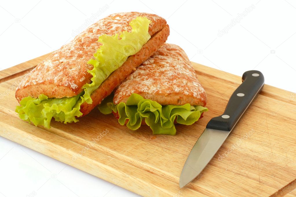 Bread and salad — Stock Photo © AndyCash 3345620