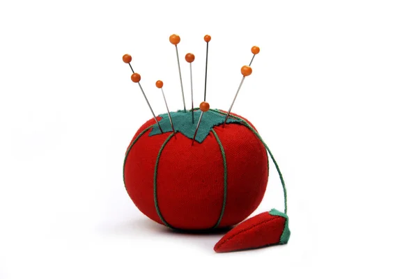Coussin épingle tomate — Photo