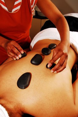 Hot Stone Massage clipart