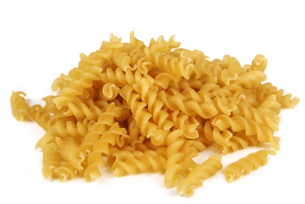 Pasta twirls isolated on a white background — Stock Photo, Image