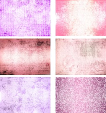 Collection of grunge background textures (more in my gallery) clipart