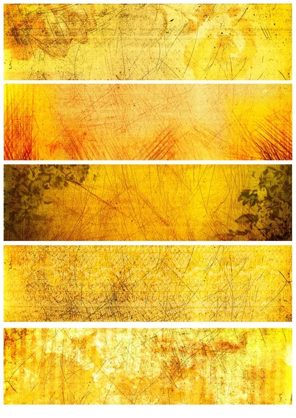 Great grunge textures and backgrounds for banners — Stock Photo, Image
