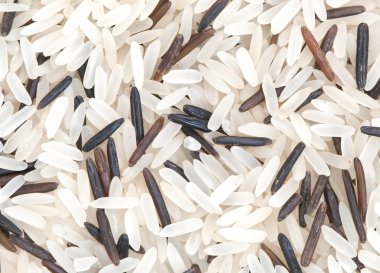 Long grain rice macro background clipart