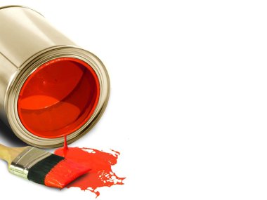 Red paint clipart