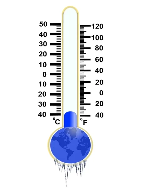 Hava sıcaklığı Koolhaus 0 altındaki — Stok fotoğraf