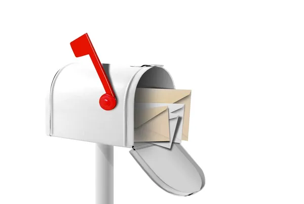 Tens correio. — Fotografia de Stock