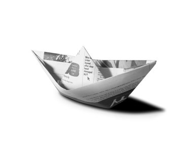 Paper boat clipart