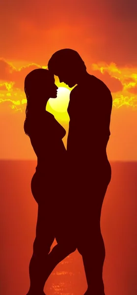 Romance at beach — Stock Photo, Image