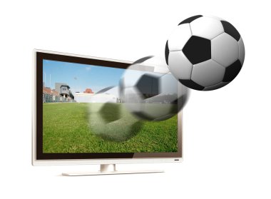 Soccer and LCD clipart
