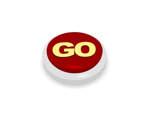 Botón Go —  Fotos de Stock