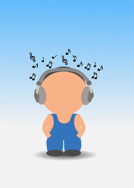 Słuchać muzyki — Zdjęcie stockowe
