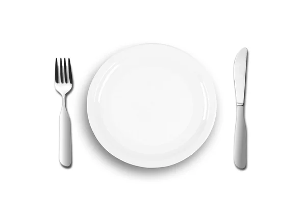 Пустые тарелки — стоковое фото