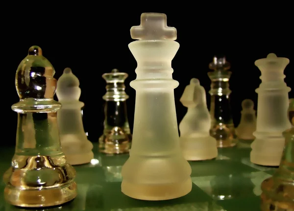 Rei do xadrez — Fotografia de Stock