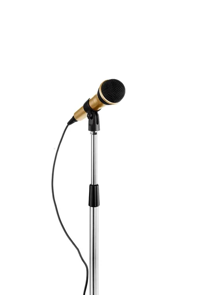 Microfone de pé — Fotografia de Stock